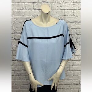 CALVIN KLEIN BLUE SHORT SLEEVE TOP SIZE XL